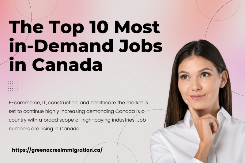 The top 10 most in-demand jobs in Canada